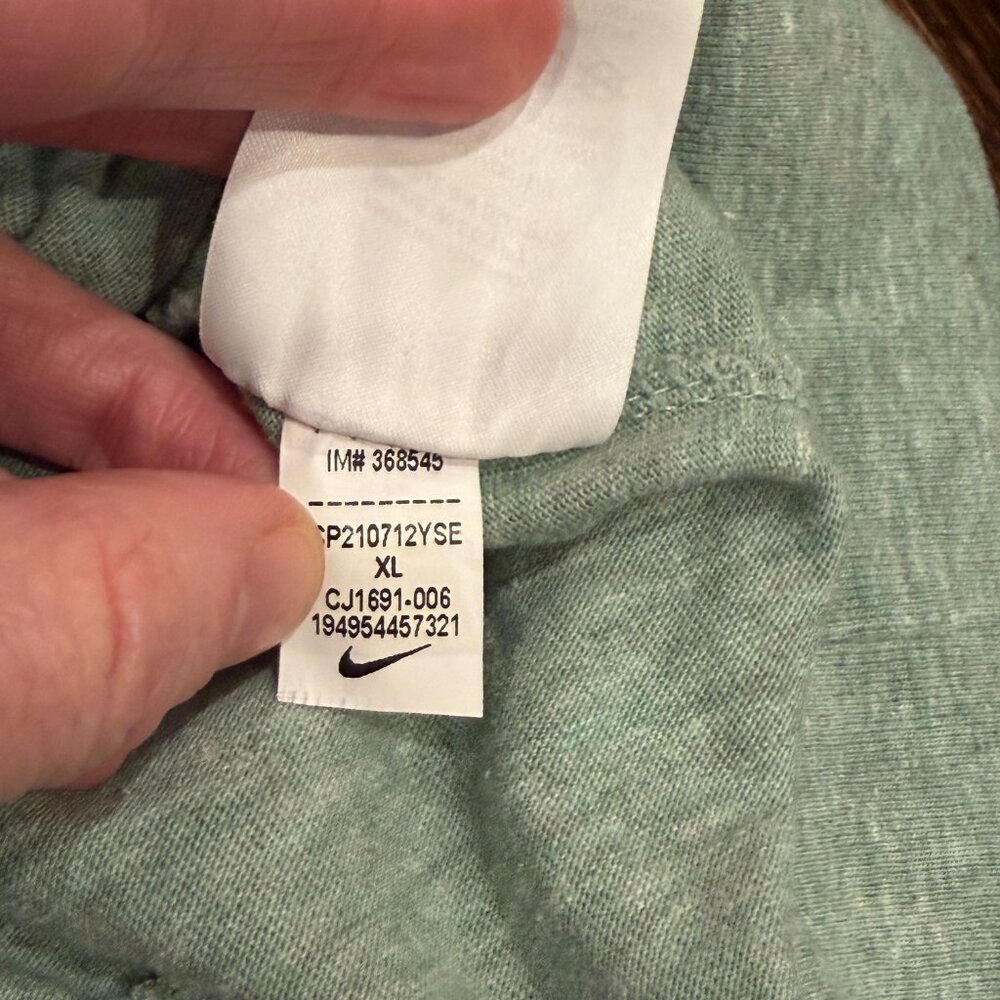 Nike Women's Green Lightweight Pullover Hoodie Sweatshirt XL - Picture 5 of 8